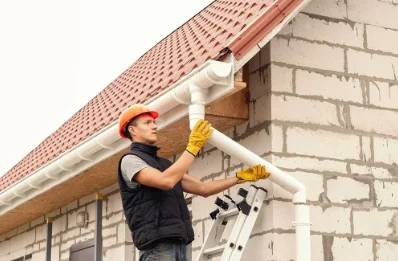 Pose et remplacement de gouttières à Chassenard